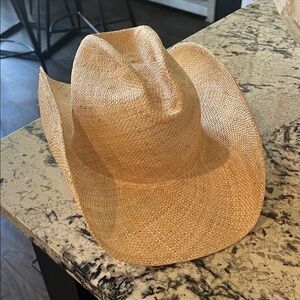 REVOLVE Monrowe Tan Sisal Cowboy Hat